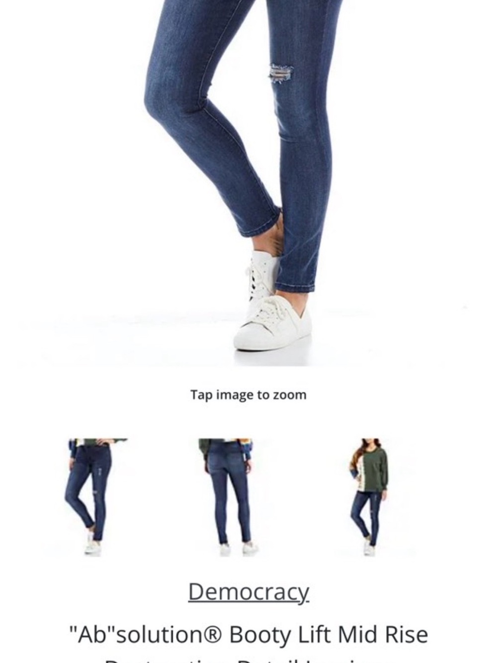 NWT: Democracy Woman’s Mold and Hold With Booty Lift Jegging Size 8